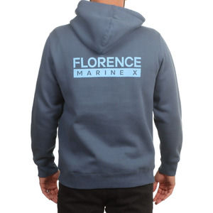 NEW! Florence Marine X Size Small Burgee 2.0 Hoodie Dark Blue $85 Organic Cotton